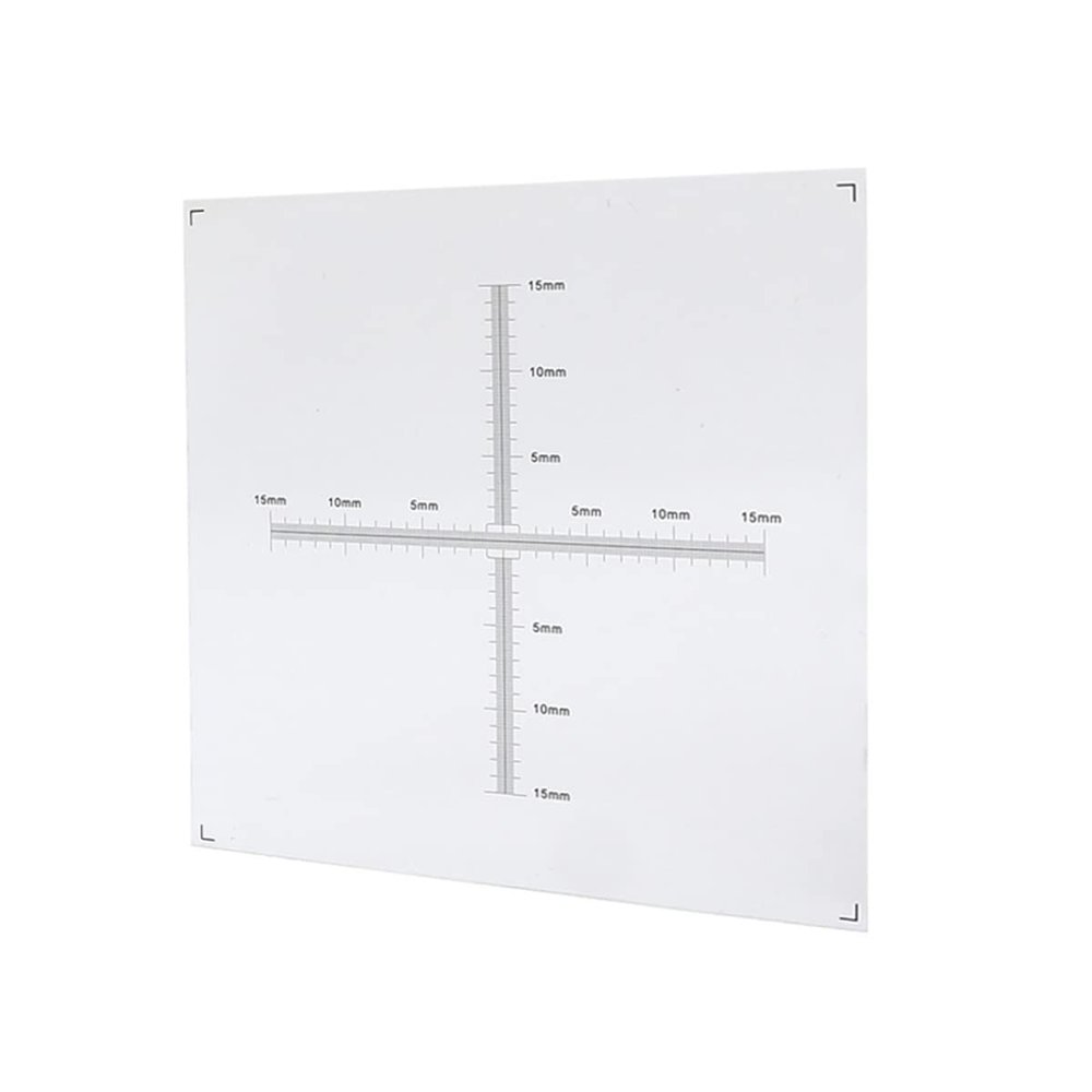JOEBO Microscope Kit Calibration Plate Dual-axis Optical Standard Ruler Cross Standard Image Measurement Microscope Lens Adapters
