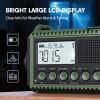 NOAA Emergency Radio with Auto Weather Alerts - 12000mAh Solar Hand Crank Weather Radio, 6 Power Sources, Bright LCD Digital Tuning, AM/FM/SW Receiver, SOS Alarm & Power Bank for Home Camping Survival view 4