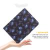 Dteck Case for Samsung Galaxy Tab A (10.1") Tablet 2019, Model SM-T510/T515/T517 Case - Premium Folio Leather Case with [Card Slots/Stand] Slim Fit Thin Lightweight Cute Cartoon Cover (Blue Flowers) view 4