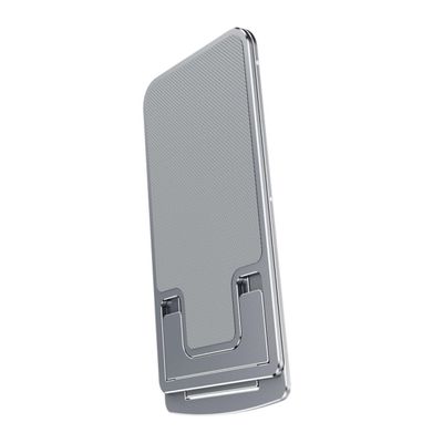 BRIGHTFUFU 1pc Folding Metal Tablet Stand for Smartphones Height Angles Ergonomic Design for Comfortable Viewing Office