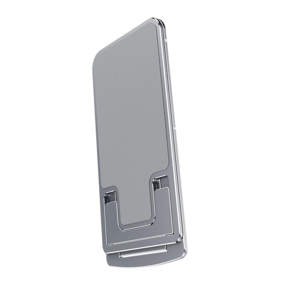 BRIGHTFUFU 1pc Folding Metal Tablet Stand for Smartphones Height Angles Ergonomic Design for Comfortable Viewing Office