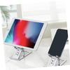BRIGHTFUFU 1pc Folding Metal Tablet Stand for Smartphones Height Angles Ergonomic Design for Comfortable Viewing Office view 2