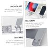 BRIGHTFUFU 1pc Folding Metal Tablet Stand for Smartphones Height Angles Ergonomic Design for Comfortable Viewing Office view 4