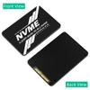 SFF-8639 U.2 to NGFF M.2 M-Key PCIe SSD Case Enclosure for SSD 750 p3600 p3700 view 4