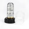 JOEBO Microscope Kit 195 Metal Biological Achromatic Microscope Objective Lens Magnification 4X 10x 20x 40x 60x 100x Standard Thread Interface 20.3mm Microscope Lens Adapters (Color : 100X) view 1