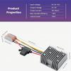 YABOANG DC/DC 9V-32V to 12V Buck Converter, 10A 120W MAX Power Transformer, Waterproof 24V Step Down Power Converter Module for Golf Cart RC Car Truck Light & DIY view 2