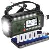 PRUNUS J-924 10000mAh/37000mWh Hand Crank Emergency Radio NOAA AM FM SW view 1