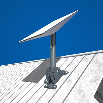 Foboull Adjustable Pivot Mount for Starlink Standard Actuated,Starlink Mounting Kit, Compatible with Starlink Gen 2, Includes Starlink Roof Mount Adapter
