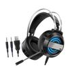 BRIGHTFUFU Gaming Headset with Microphone Stereo Surround Sound Noise Reduction RGB Led Light Comfortable Over-Ear Design for Laptop and Console Gamers view 1