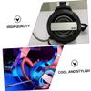 BRIGHTFUFU Gaming Headset with Microphone Stereo Surround Sound Noise Reduction RGB Led Light Comfortable Over-Ear Design for Laptop and Console Gamers view 2