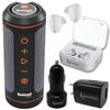 Wearable4U - Bushnell Wingman 2 GPS Golf Speaker with White Earbuds - Wall/Car Adapters Bundle view 1