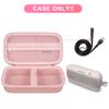 BOVKE Hard Travel Speaker Case, Extra Mesh Pocket for Cables, Rosegold (W/Shoulder Strap) view 2
