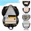 ALAZA Cresent Moon Dreamcatcher Witchy Backpack and Lunch Bag Set Back Pack Bookbag Cooler Case Kits view 4