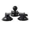 Triple Suction Cup with 1.5" / 38mm Ball, Heavy Duty 3 Suction Car Mount Base Compatible with RAM Mounts and Other C Size Double Socket Arm view 1