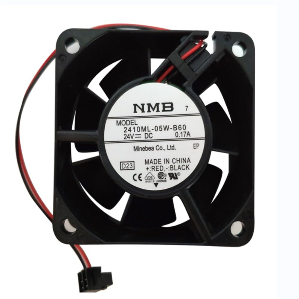 HGUOPIE for NMB 2410ML-05W-B60 Cooling Fan DC 24V 0.17A 60X60X25mm 6cm Inverter Cooling Fan