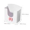 4pcs Wall Mounted Self Adhesive Storage Holder for Cell Phones and Remote Controls Cute Bow Design Multi Purpose Charging Stand Phone Support view 4