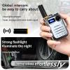 Global walkie Talkie,4G poc Radio walkie Talkie,Walkie talkies Long Range,Unlimited Range,Rechargeable walkie talkies Long Range,for Hiking Camping Trip,No Platform fee view 2