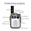 Global walkie Talkie,4G poc Radio walkie Talkie,Walkie talkies Long Range,Unlimited Range,Rechargeable walkie talkies Long Range,for Hiking Camping Trip,No Platform fee view 3