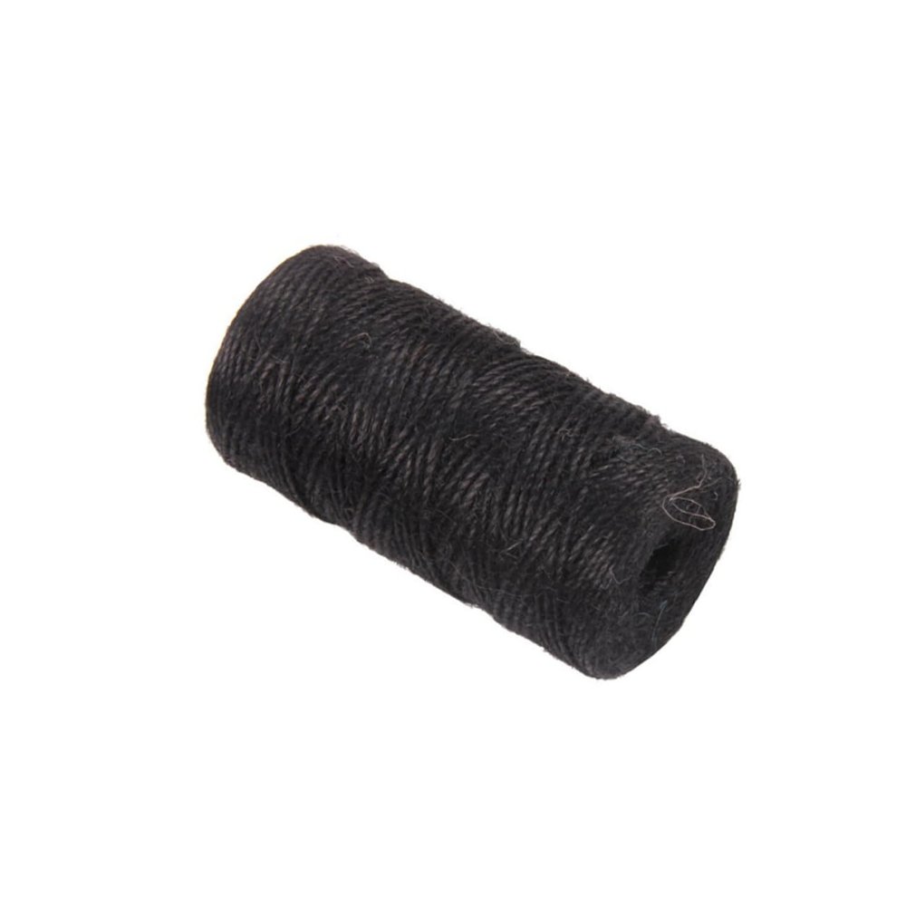 Dark Natural Fiber Rope String for DIY Crafts and Gardening, 100m