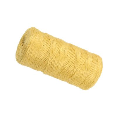 KONTONTY 100m Yellow Jute Twine for Crafts Festive Decoration Gardening and Wrapping Bouquets and Versatile Rope for Weddings Birthdays and Home Decor
