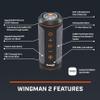Wearable4U - Bushnell Wingman 2 GPS Golf Speaker with Black Earbuds - Wall/Car Adapters Bundle view 4
