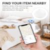 Luggage Tracker, Key Finder, Smart Bluetooth Tracker Pairs with Find My (iOS Only), Item Locator for Wallets, KeysLouder Alert, Replaceable Battery (White) view 4