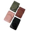Andoer Digital Camera Case, PU Leather Camera Storage Bag with Detachable Shoulder Strap Compatible with RICOH GR2/GR3/GR3X, Canon G7X2/G7X3, Sony RX100/ZV1/LX10/SX740/ZR1000/CCD, Pink view 3