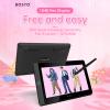 BT-13HDK Portable Graphics Ding Tablet 13.3 Inch H-IPS LED Screen Display Digital Art Ding Pad 8192 Pressure Level Passive Technology 8 Customizable Shortcuts Keys Compatible with Windows view 2