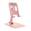 HOOTNEE Foldable Phone Holder Portable Desktop Stand for Smartphones Tablets Aluminum Alloy Design Rose Gold Versatile Viewing Angles for Home Office Use view 1