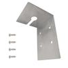 Maswell L Bracket Antenna Mount, Stainless Steel Clamp Car Ham Radio Antenna Mount, for Vehicle-Mounted Radio Antenna,M12.5 M12 M11.5 view 1