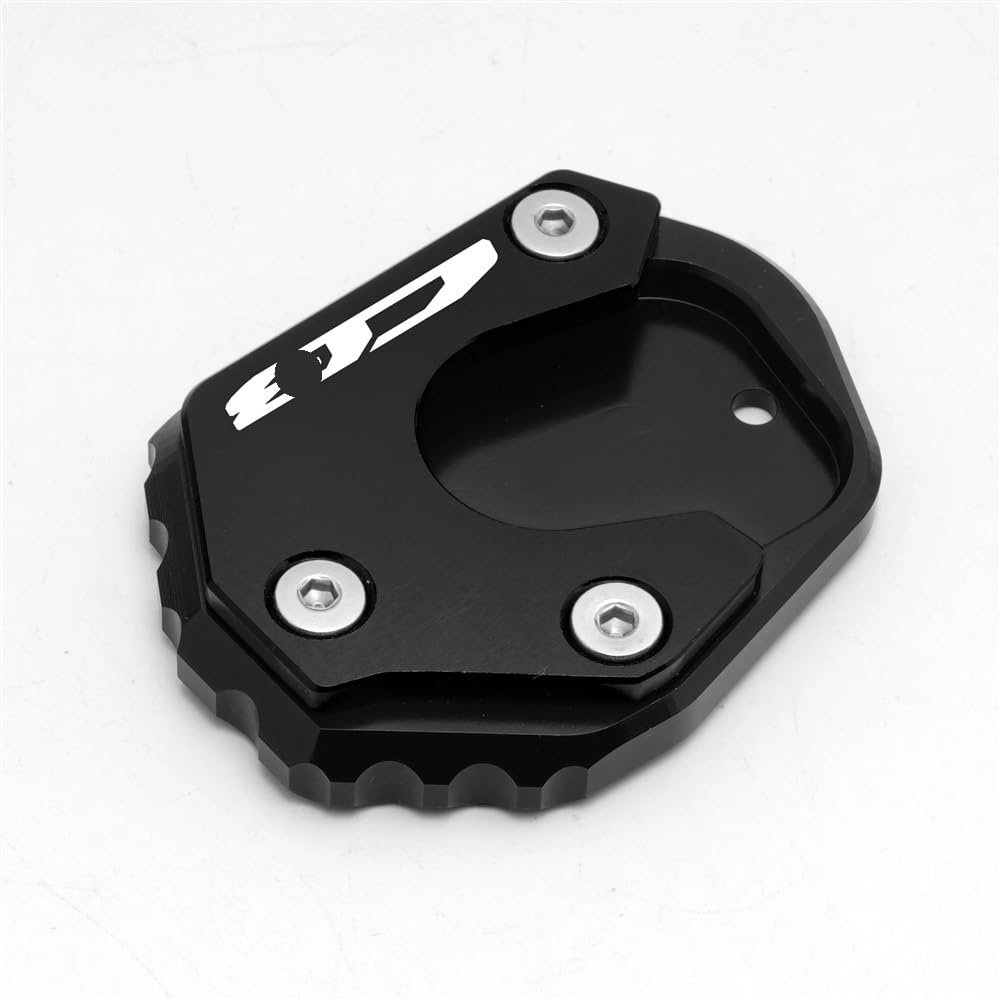 LMLXYZ Side Stand Pad for CB250R CB 250R 250 R 2013-2022 2023 CNC Aluminum Kickstand Foot Plate Side Stand Extension Pad Enlarge Extension, B Black