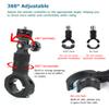 KOQINVIZ Aluminum Bike Handlebar Mount for DJI RC / RC2 Remote Control,Adjustable Bicycle Mount Adapter Base Holder for DJI Mini 4 Pro/Mini 3 Pro/Mini 3, Black view 3