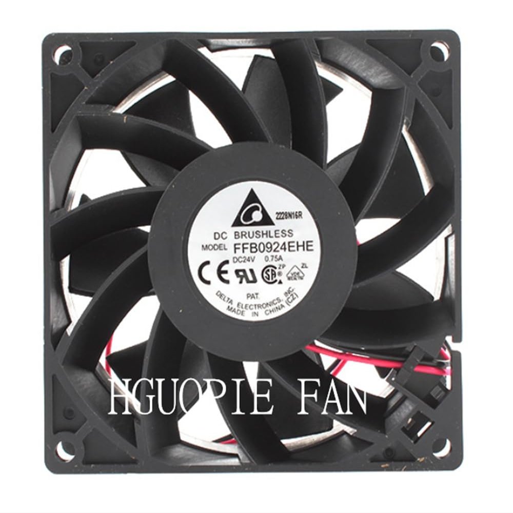 HGUOPIE for Delta FFB0924EHE Axial Fan DC24V 0.75A 92X92X38mm Inverter Cooling Fan Brushless