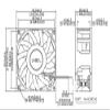 HGUOPIE for Delta FFB0924EHE Axial Fan DC24V 0.75A 92X92X38mm Inverter Cooling Fan Brushless view 4