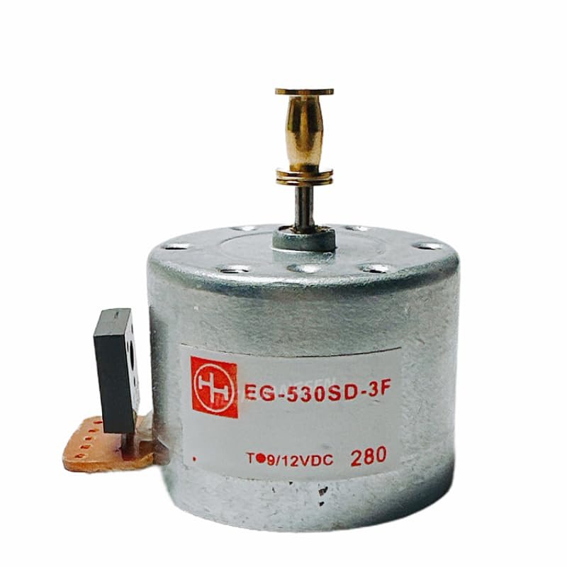 Generic Vinyl Record Player DC 9V - 12V Motor 9/12V DC CW EG-530SD-3F Replace Aging Motor (Speed(RPM): 1 Piece Motor)