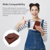 Andoer Protective Case for Digital Camera, PU Leather Camera Storage Bag Compatible with RICOH GR2/GR3/GR3X Canon G7X2/G7X3 Sony RX100/ZV1/LX10/SX740/ZR1000/CCD, Black view 3