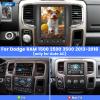 [2+64G] Car Radio for Dodge RAM 1500 2500 3500 2013-2018(for Auto AC), 9.7 inch Android 13 Vertical Touch Screen Stereo, Carplay/Android Auto/Hi-Fi Audio/1080P/SWC/Bluetooth view 2