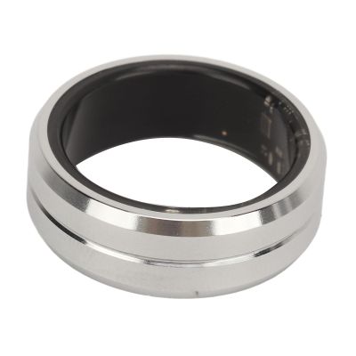 Tbest Smart Sleep Ring,Smart Ring Silver IP68 Pedometer Sleep Fitness Monitoring Remote Control Photo Taking Smart Health Ring (12)