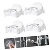 Cabilock 4pcs Traceless Wall Mounted Mop Clips Creative Mop Holders for Brooms Umbrellas and More Easy to Install Suitable for Home and Office Organization view 4
