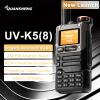 2 Packs Quansheng UV-K5(8) Radio USB-C Charging UV-K6 Two Way Radio Long Range with NOAA for Adults 5W UHF/VHF Dual Band DTMF AM FM Walkie Talkie Rechargeable view 2