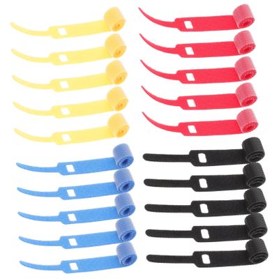 Homoyoyo Tie Cable Organizer 80pcs Cord Ties for Charging Cords Wire Holder Cable Management Sleeves