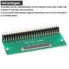 MECCANIXITY 2pcs FFC FPC Connector Board 50 Pin 0.5mm Socket to 2.54mm Double Row Right Angle Pin Header Strip Adapter, PCB Converter Board for LCD TVs/Digital Cameras/Laptops view 4