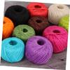 Angoily 10pcs DIY Jute Twine Rope Long Thick Macrame Cord Craft String for Bracelets Decorative Packaging Twine view 2