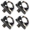 LEEQ 1/4" Camera Strap Adapter Screw - D-Ring Screws 1/4 Screw Adapter for Camera Strap Stainless Steel D Handle Ring Screw Strap (4 pcs) view 1