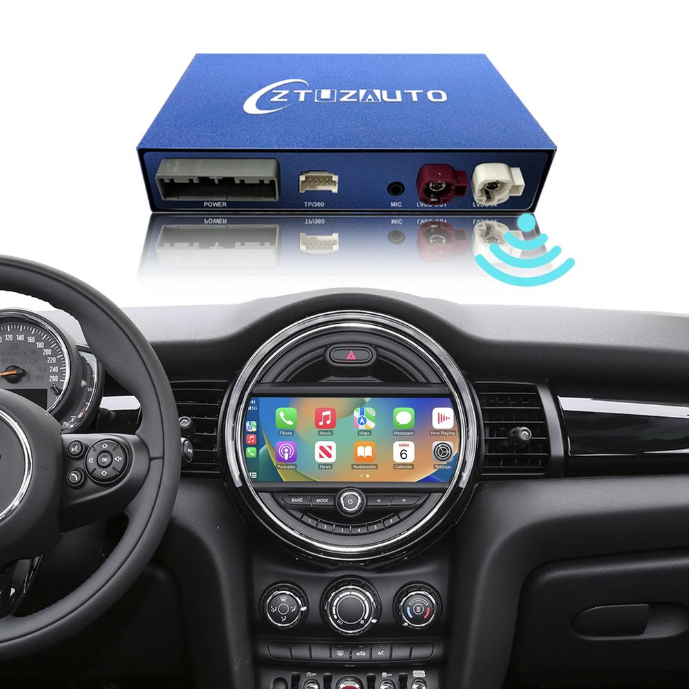 Carplay Wireless Decoder for BMW Mini 2018-2021 Year Android Auto Retrofit Kit for BMW Mini EVO System, Carplay Module Receiver Box, Smart Copilot Auto Module
