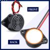 Geiserailie 6 Pcs DC 3-24V 95 dB Electronic Buzzer Active Piezo Buzzer Alarm Sounder Continuous Sound Beep, Black view 3