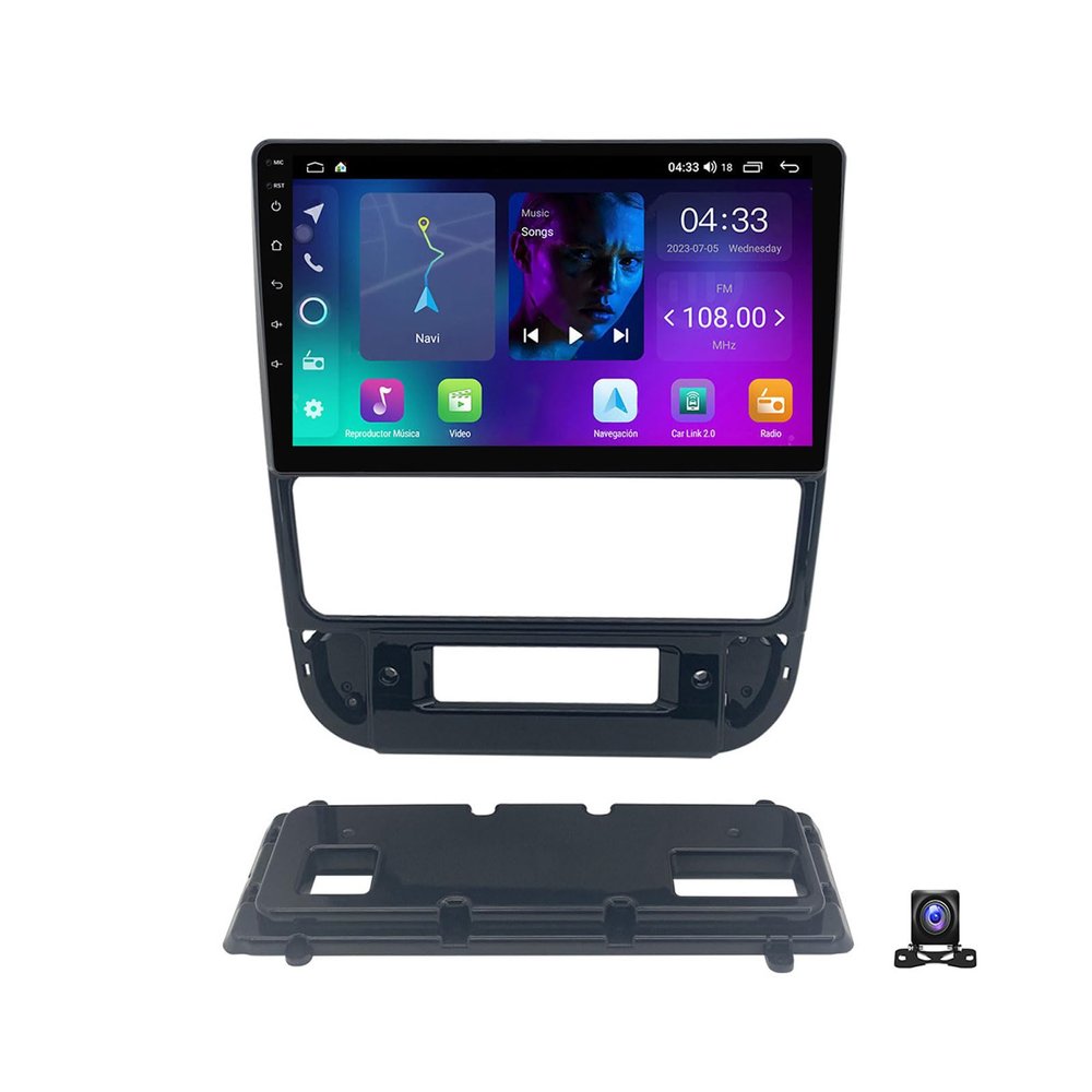DEHIWI 9 Inch Android 13 Car Stereo Multimedia Car Radio for Peugeot 406 1999~2004 GPS Navigation MP5 Player with 4G/USB/RDS/DSP/Carplay/Auto+ AHD Backup Camera,4 core nf1 1g+32g