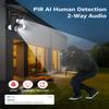 BOAVISION 6MP(3MP+3MP) Solar Powered 4G LTE Cellular Dual Lens Security Camera Wireless Outdoor, 360 PTZ Camera with 10x Optical Zoom Lens and Motion Alerts, 2-Way Audio, IP66 view 4