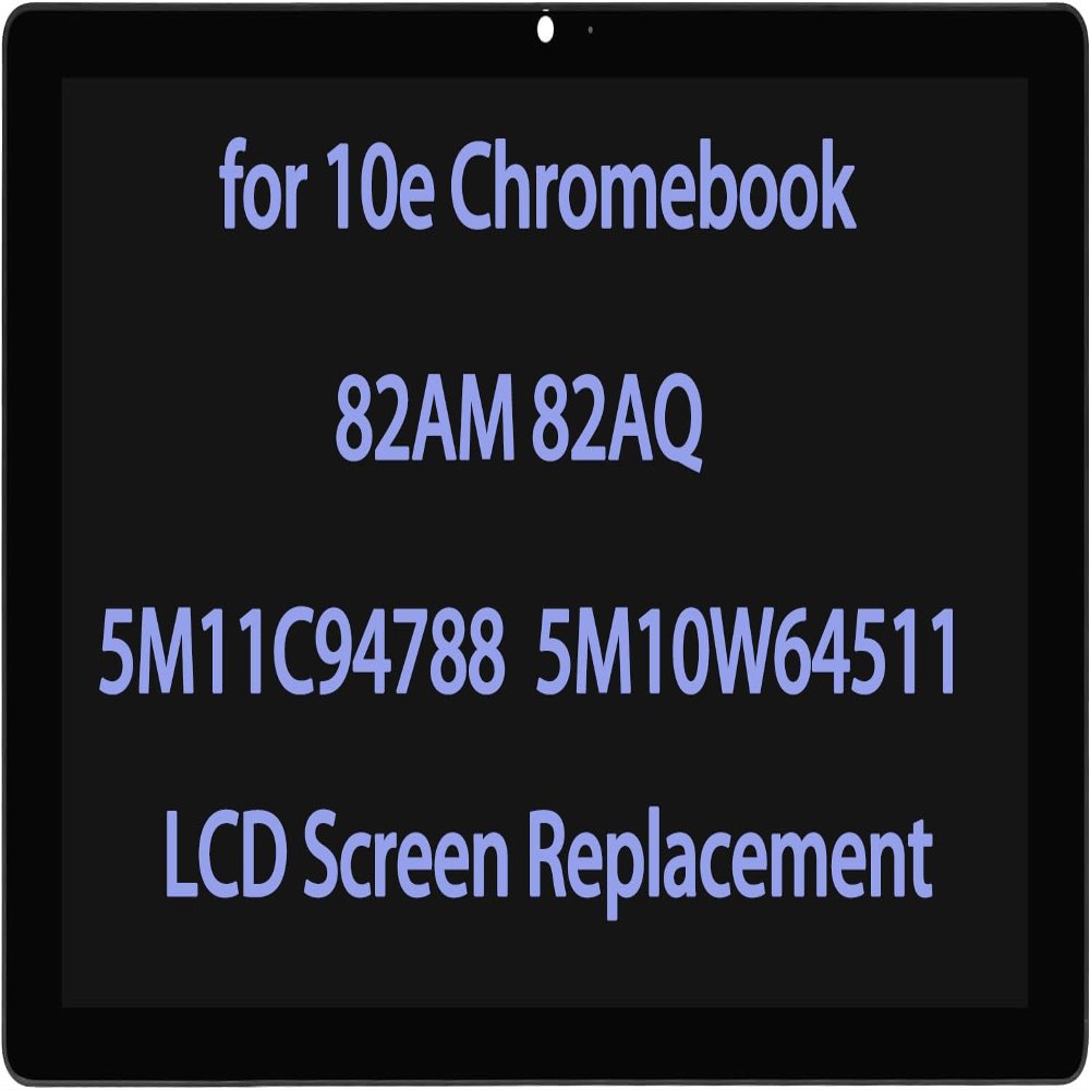 10 PCS ARUISIFX 10.1" Screen Replacement Compatible with Lenovo 10e Chromebook LCD Display Touch Screen + Digitizer Assembly Bezel