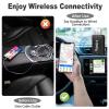 2 in 1 Wireless CarPlay & Android Auto Adapter, Plug & Plug Auto Connect No Delay, Converts Wired to Wireless for Factory Wired Cars from 2016+, Compatible for iPhone & Android Phone, USB-C to A Cable view 3